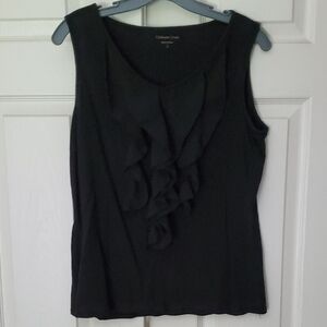 Coldwater Creek Ruffle Tank Large